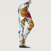 Boo! Funny Halloween Ghost Reading Book Leggings (Rechts)