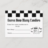 Boo Funny Halloween Party-Abschlusskarte Begleitkarte (Vorderseite)