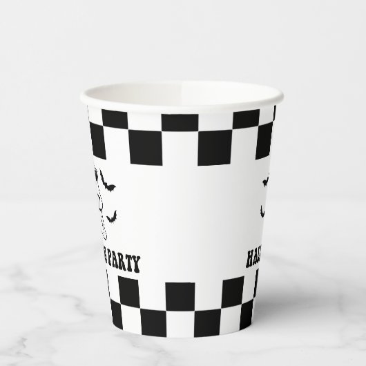 Boo Funny Halloween Party Pappbecher (Links)