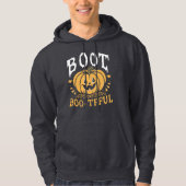 BOO Funny Halloween Pumpkin Shirt" Hoodie (Vorderseite)