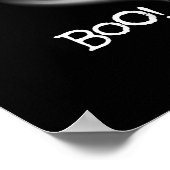 Boo Funny Hiding Peekabo Beängstigend Halloween Poster (Ecke)