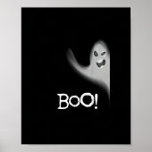 Boo Funny Hiding Peekabo Beängstigend Halloween Poster (Vorne)