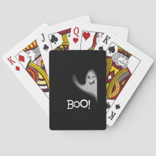 Boo Funny Hiding Peekabo Beängstigend Halloween Spielkarten