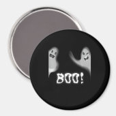 Boo! Funny Hiding Peekaboo Beängstigend Halloween Magnet (Vorderseite/Rückseite)