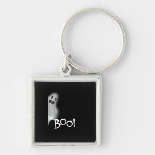 Boo! Funny Hiding Peekaboo Beängstigend Halloween Schlüsselanhänger