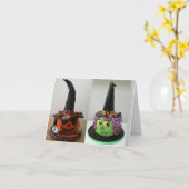 **BOO FÜR SIE / GLÜCKLICHES HALLOWEEN AUCH** KARTE (Gelbe Blume)