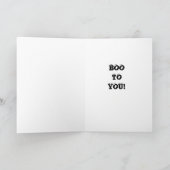 "BOO FÜR SIE" **GRANDSON** HAPPY HALLOWEEN KARTE (Innenseite)
