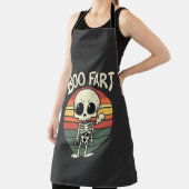 Boo Furz Funny Spooky Pastel Ghost Goth Retro Schürze (InSitu)
