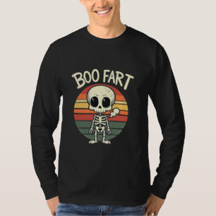 Boo Furz Funny Spooky Pastel Ghost Goth Retro T-Shirt