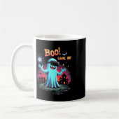 Boo! Game On! Spooky Gamer Ghost mit Controller H Kaffeetasse (Links)