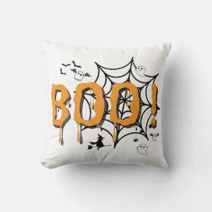 Boo Geist Gruselig Lustig Halloween Vintage Kissen