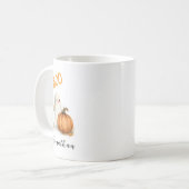 BOO Geist-Kürbis Halloween Kaffeetasse (Vorderseite Links)