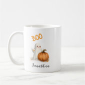 BOO Geist-Kürbis Halloween Kaffeetasse (Links)