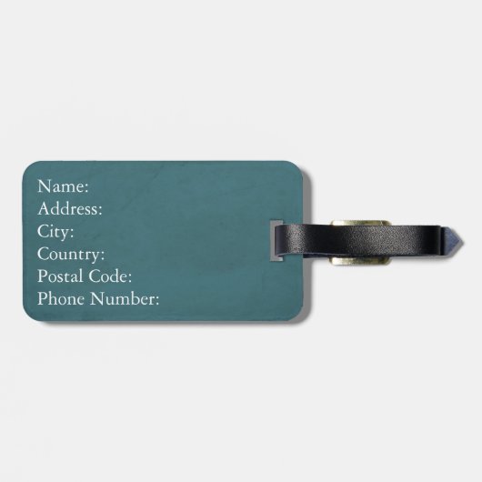 Boo! Gepäckanhänger (Rückseite horizontal)