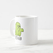Boo-ger Funny Halloween Booger Ghost Pun Kaffeetasse (Vorderseite Links)