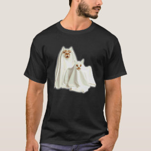 Boo Gespenst Katze Meme Halloween Kostüm Boo Gespe T-Shirt