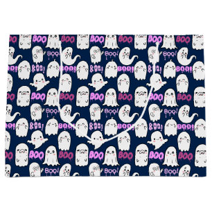 Boo, ghoful feel.b D Blue BG Große Geschenktüte
