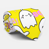 Boo, ghoful feel.b Gelbe BG Krawatte (Gerollt)