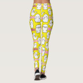 Boo, ghoful feel.b Gelbe BG Leggings (Rückseite)