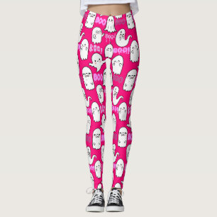 Boo, ghoful feel.b Pink BG Leggings