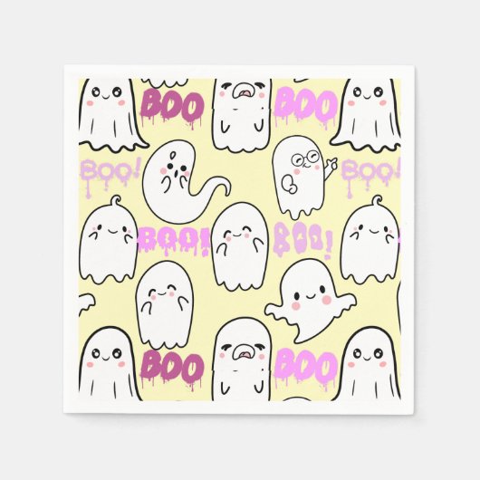 Boo, ghoful feel.b serviette (Vorderseite)