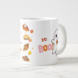 Boo Ghost Anpassbare Tasse mit Bäckerei Leckereien