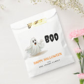 Boo Ghost Custom Familienname Happy Halloween Geschenktütchen (Versiegelt)