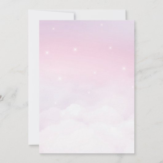 Boo Ghost First Birthday Party Einladung (Rückseite)