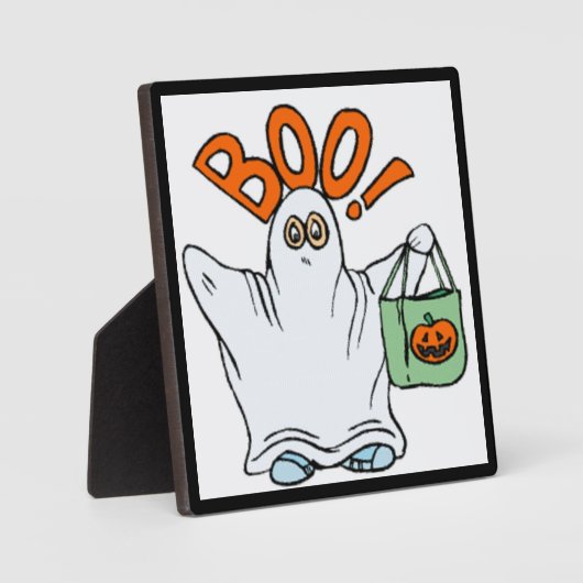 BOO ! GHOST FOTOPLATTE (Vorderseite)