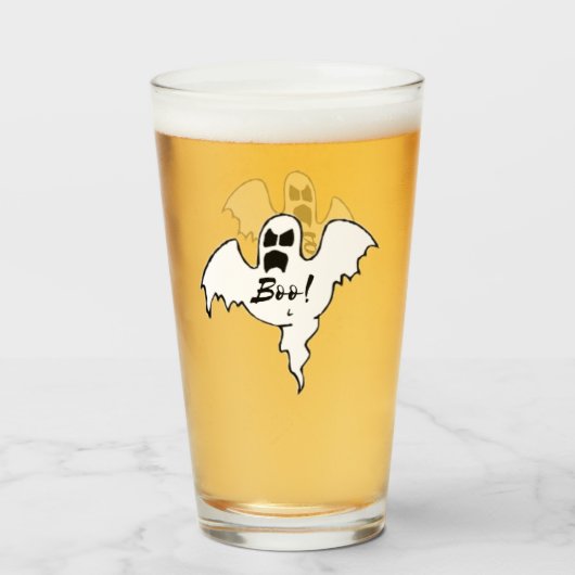 Boo Ghost Glas (Vorne (Gefüllt))