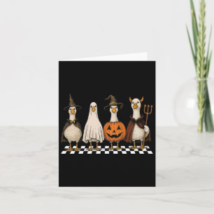 Boo Ghost Goose Vintag Halloween Goose Pumpkin Go Karte