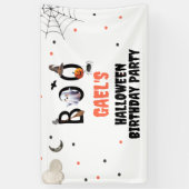 Boo Ghost Halloween Geburtstagsparty Begrüßungsban Banner (Vertikal)