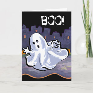 BOO! Ghost Halloween-Karte Karte