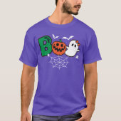 Boo Ghost Halloween Kostüm Beängstigenden Pumpkin- T-Shirt (Vorderseite)