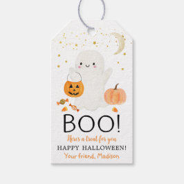 BOO Ghost Halloween Leckerei Geschenkanhänger