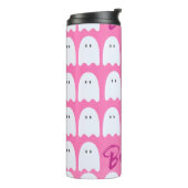 Boo Ghost isoliertes Halloween 12 oz ThermalTumble Thermosbecher (Nach links gedreht)