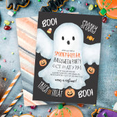 Boo Ghost Jack O'Lantern Spooktacular Halloween Einladung