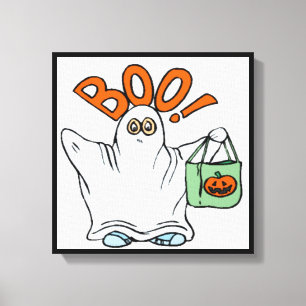 BOO ! GHOST LEINWANDDRUCK