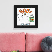 BOO ! GHOST LEINWANDDRUCK (Insitu (Wohnzimmer))
