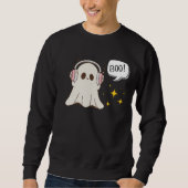 Boo Ghost Musical Halloween Sweatshirt (Vorderseite)