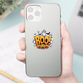 Boo ghosts halloween  aufkleber (Telefon)