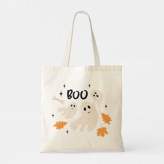 Boo Ghosts Tote Bag Tragetasche (Rückseite)