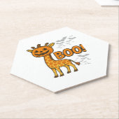 Boo Giraffe Halloween Costume Giraffe Lover Spooky Untersetzer (angewinkelt)