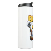 Boo Giraffe Halloween Ghost Giraffe _1 Thermosbecher (Nach links gedreht)