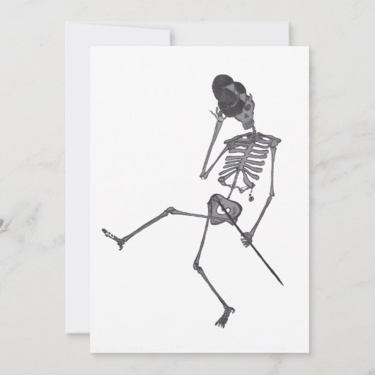 Boo glückliche halloween Einladungen (Rückseite)