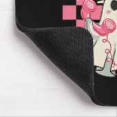 Boo Groovy Niedlich Ghost Funny Halloween Frauen K Mousepad (Ecke)