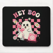 Boo Groovy Niedlich Ghost Funny Halloween Frauen K Mousepad (Vorne)