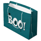 Boo! Große Geschenktüte (Rückseite Schrägansicht)