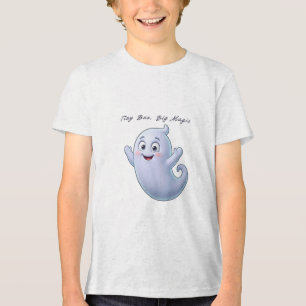 Boo große magische süße Baby-Geist Halloween Tri-Blend Shirt