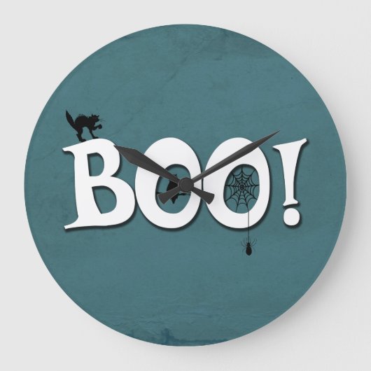 Boo! Große Wanduhr (Vorderseite)